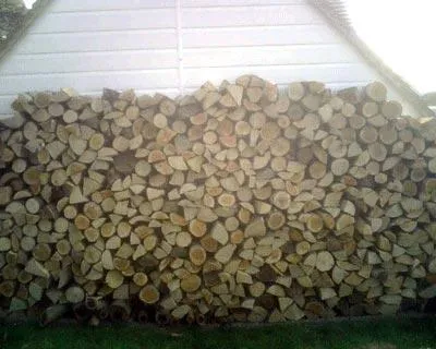 A recent firewood delivery in Hythe